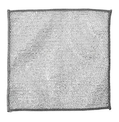 Paño de cocina con bola de alambre de acero